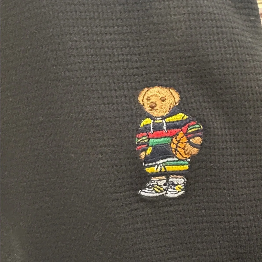Men’s Polo Basketball Bear Thermal size small
